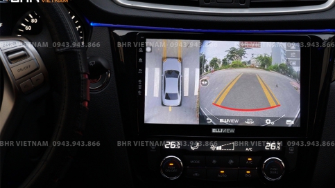 Màn hình DVD Android liền camera 360 xe Nissan Xtrail 2017 - nay | Elliview S4 Premium